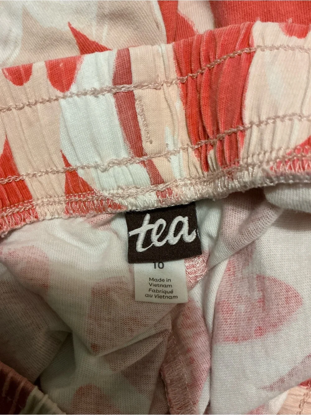 Tea Collection Red Heart Print Jogger Pants